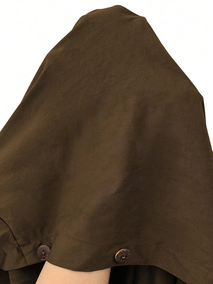 LUNE Plus Size Casual Hooded Long Jacket With Large Pockets Fall Winter Cloth For Women Autumn