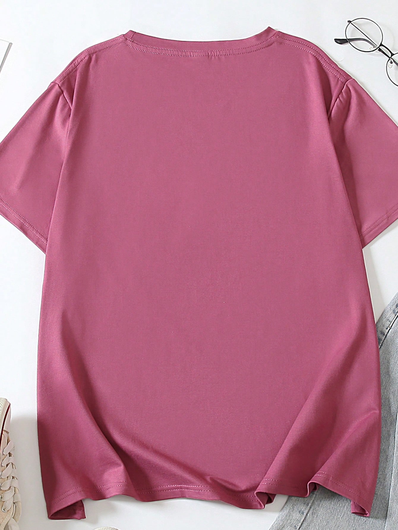 LUNE Plus Size "I'm Not Anti-Social; I'm Selectively Social" Slogan Print Summer Crew-Neck T-Shirt Graphic Tees Women Tops