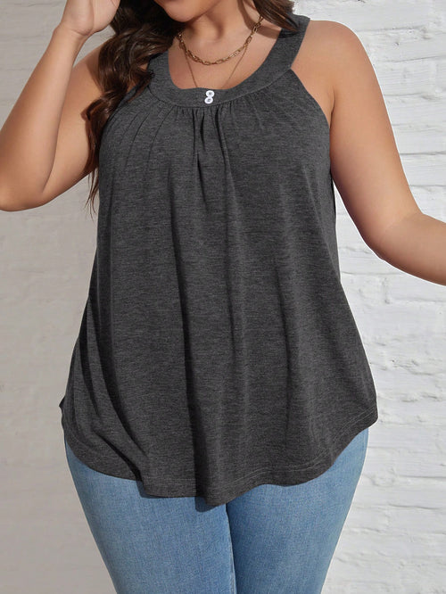 LUNE Plus Solid Tank Top