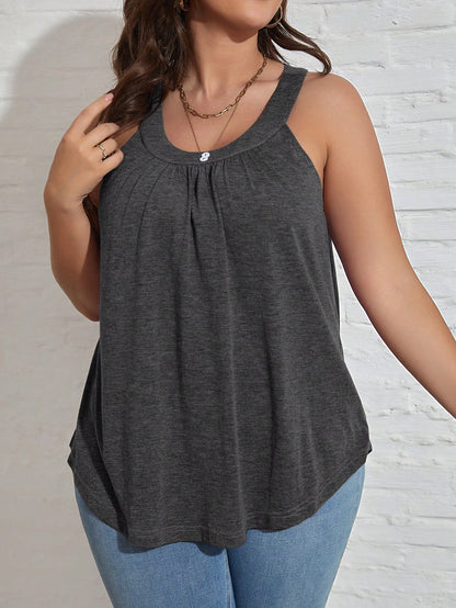 LUNE Plus Solid Tank Top