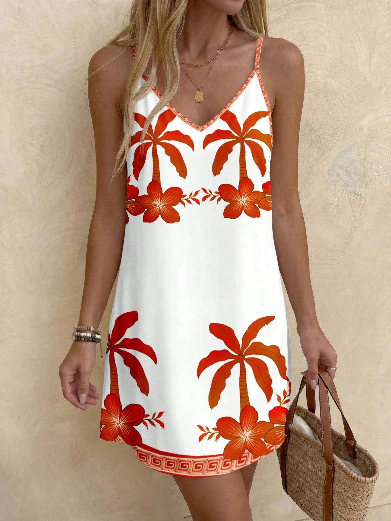 LUNE Women's Casual Printed Mini Dress, Suitable For Autumn/Winter,Casual Dresses For Women