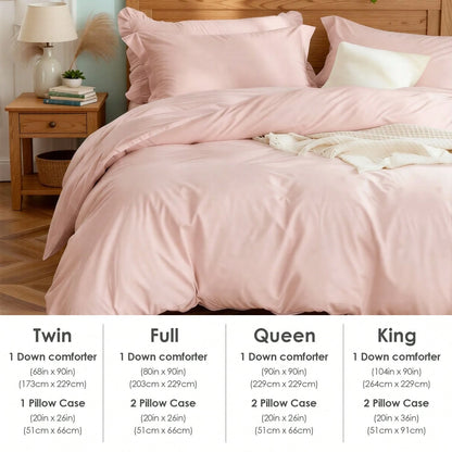 Luxury Solid Color Quilt Cover Three-Piece Nordic Minimalist Home Bedding Set, (One Quilt Cover+Two Pillowcases), Single And Double Complete Specifications, Daily Home Essential Bedding (T Size Only I