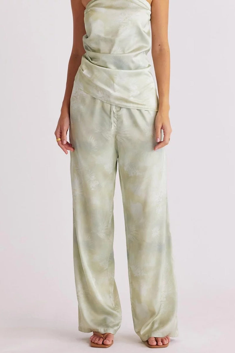 Lyra Print Pant - Pear