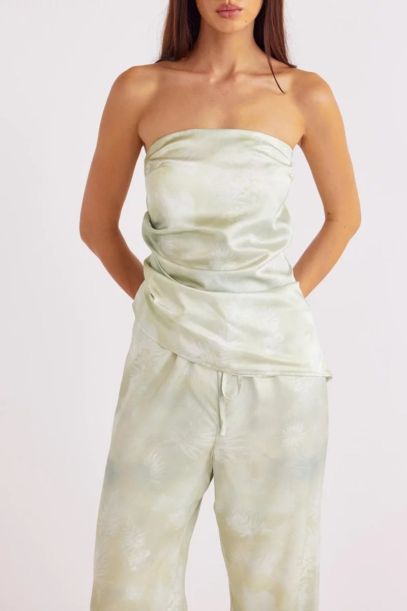 Lyra Print Pant - Pear
