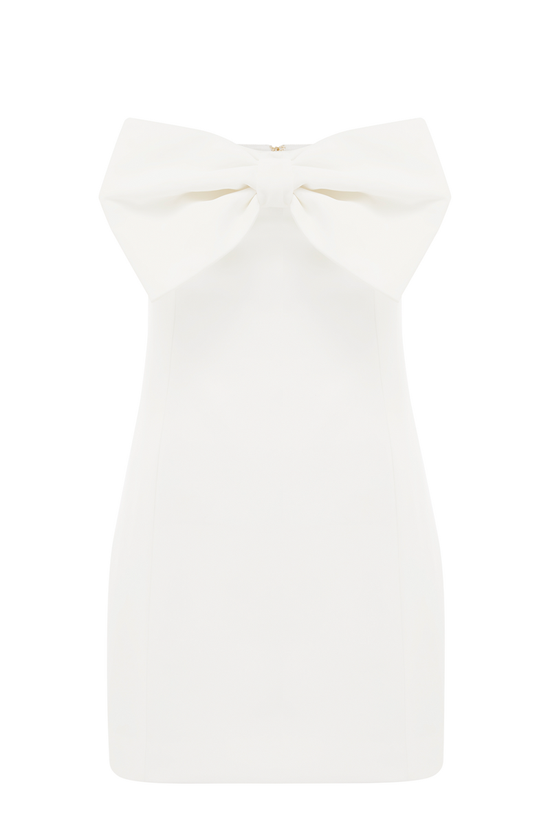 Maddy Mini Dress - White - SHOPJAUS - JAUS