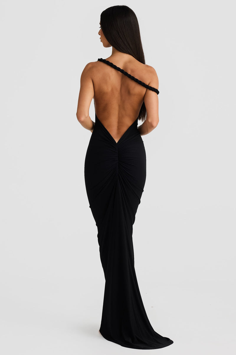 Maia Multi-Way Gown - Black - SHOPJAUS - JAUS