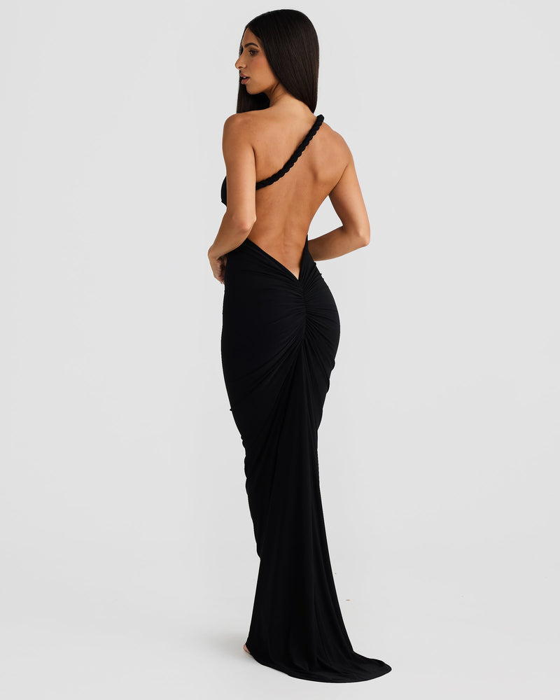 Maia Multi-Way Gown - Black - SHOPJAUS - JAUS