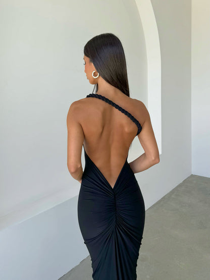 Maia Multi-Way Gown - Black - SHOPJAUS - JAUS