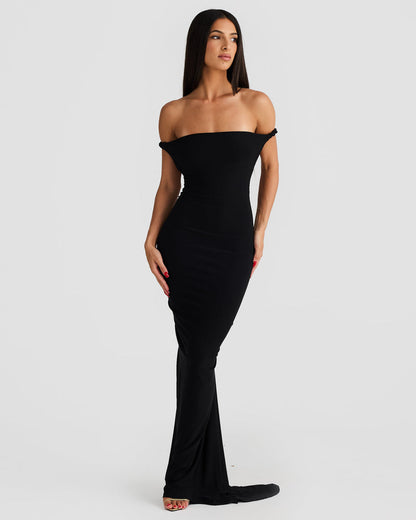 Maia Multi-Way Gown - Black - SHOPJAUS - JAUS