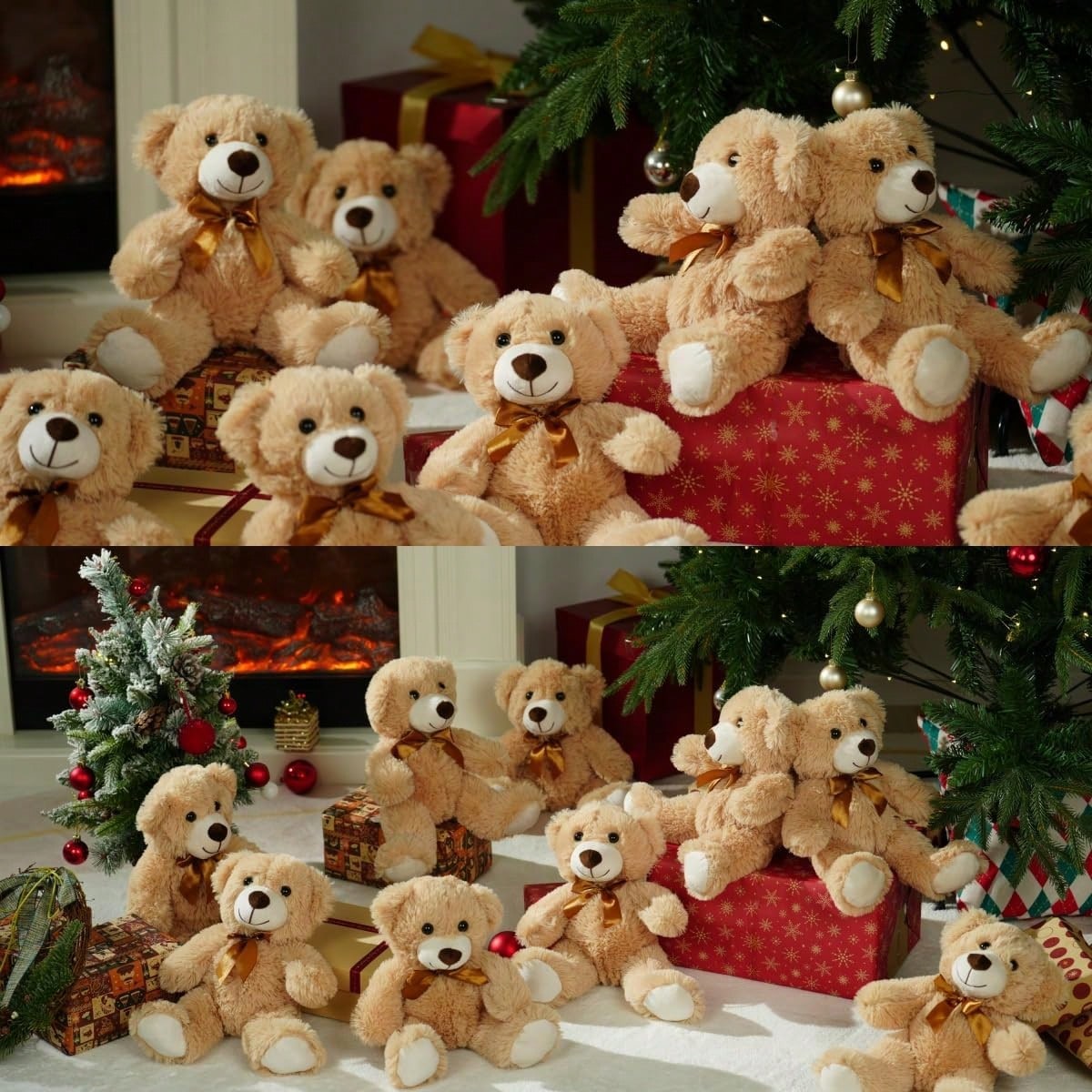 MaoGoLan 9Pack Teddy Bears Bulk For Baby ShowerCute Stuffed Bears Bulk For Kids Girlfriend,Wholesale Small Bear For Wedding,BirthdayChristmas,Party Decorations