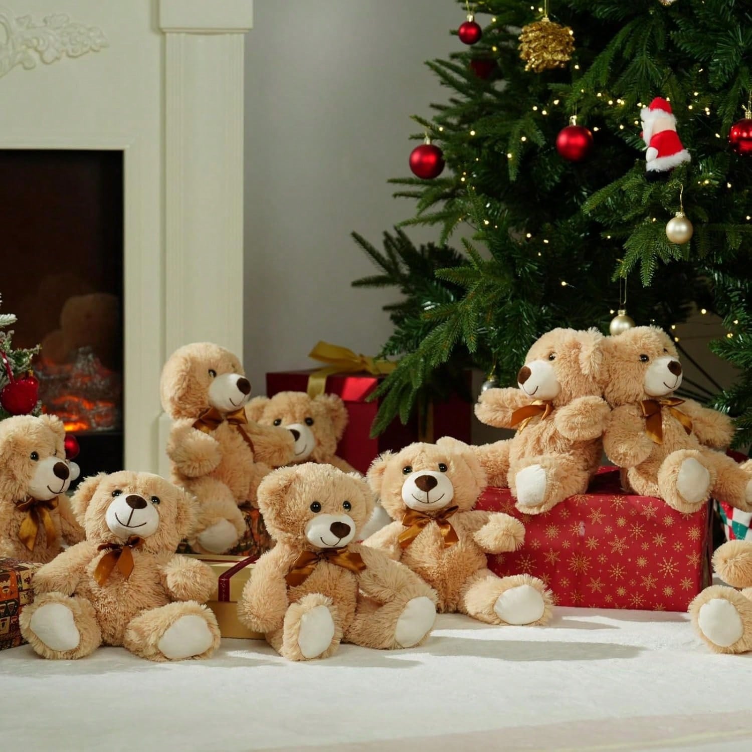 MaoGoLan 9Pack Teddy Bears Bulk For Baby ShowerCute Stuffed Bears Bulk For Kids Girlfriend,Wholesale Small Bear For Wedding,BirthdayChristmas,Party Decorations