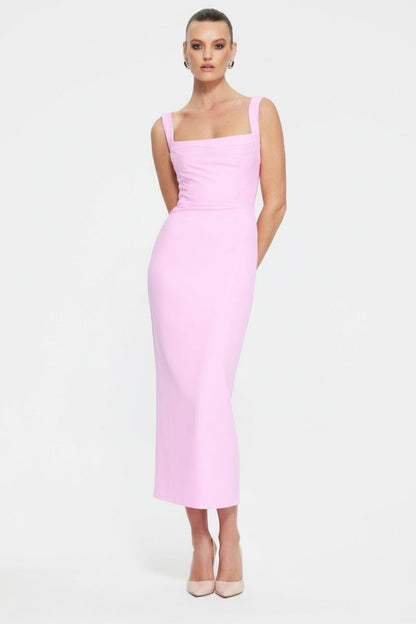 Marbella Dress - Taffy Pink