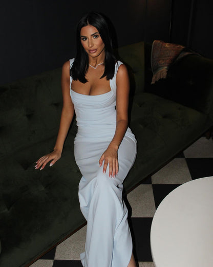 Marbella Gown - Ice Blue - SHOPJAUS - JAUS