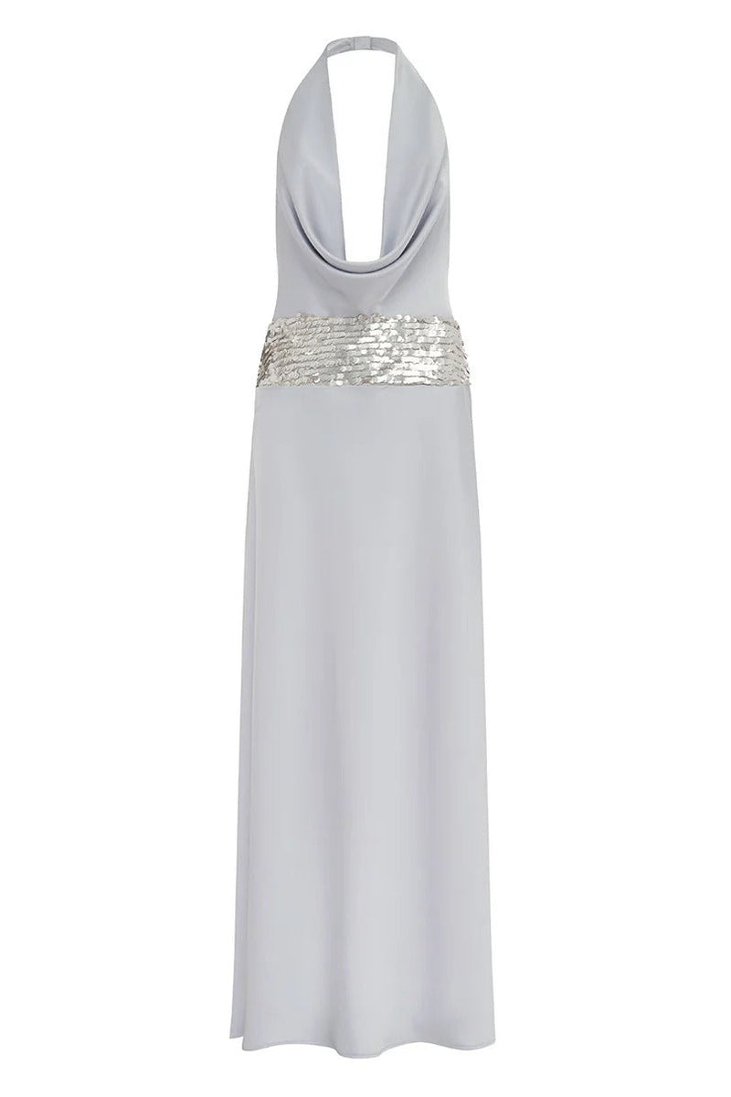 Marcella Maxi Dress - Silver