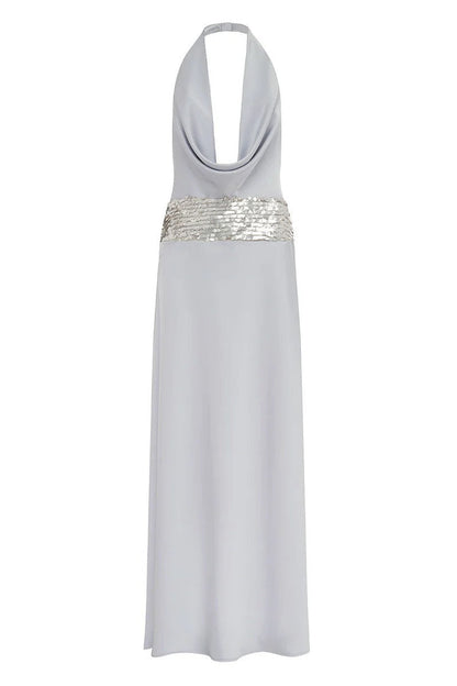 Marcella Maxi Dress - Silver