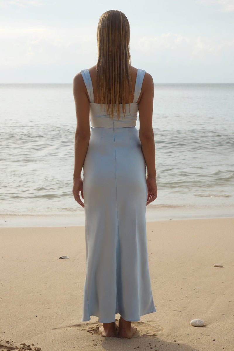 Margo Maxi Dress - Ice Blue - SHOPJAUS - JAUS