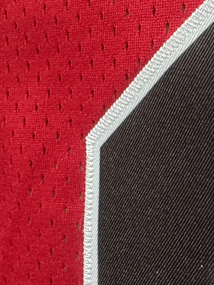 Men's Basketball Jersey 91 Red Embroidered Casual Sports Vest Round Neck Sleeveless Training Suit