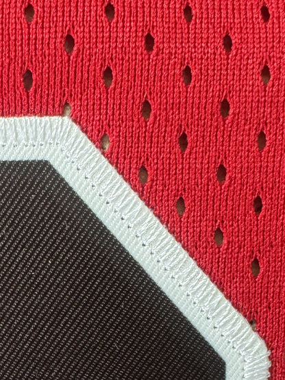 Men's Basketball Jersey 91 Red Embroidered Casual Sports Vest Round Neck Sleeveless Training Suit