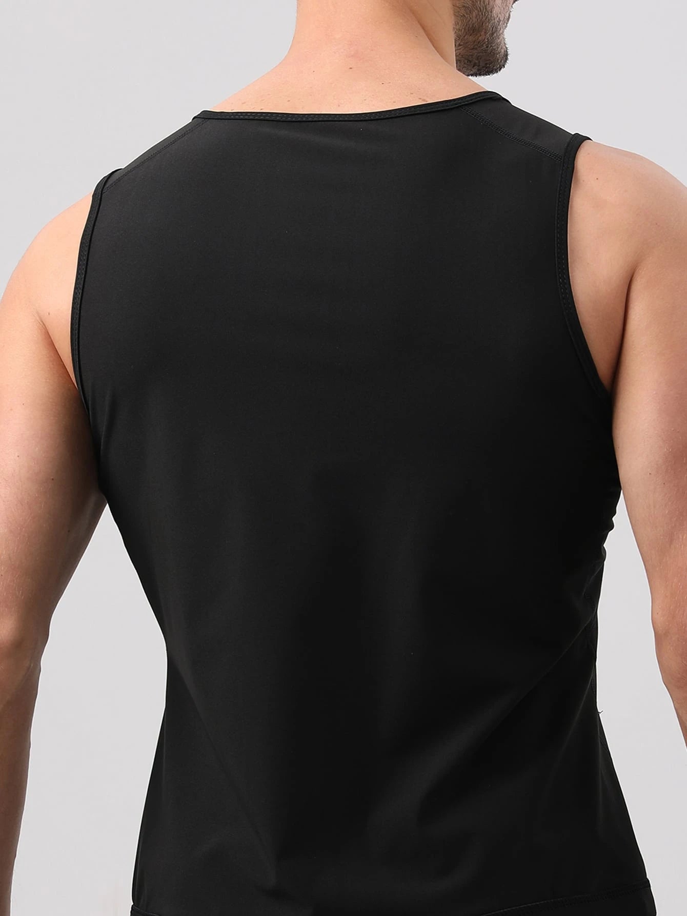 Men's Sports Outdoor Sauna Sweat Vest, Tummy Control Tight Waistband (Order One Size Up) Fall