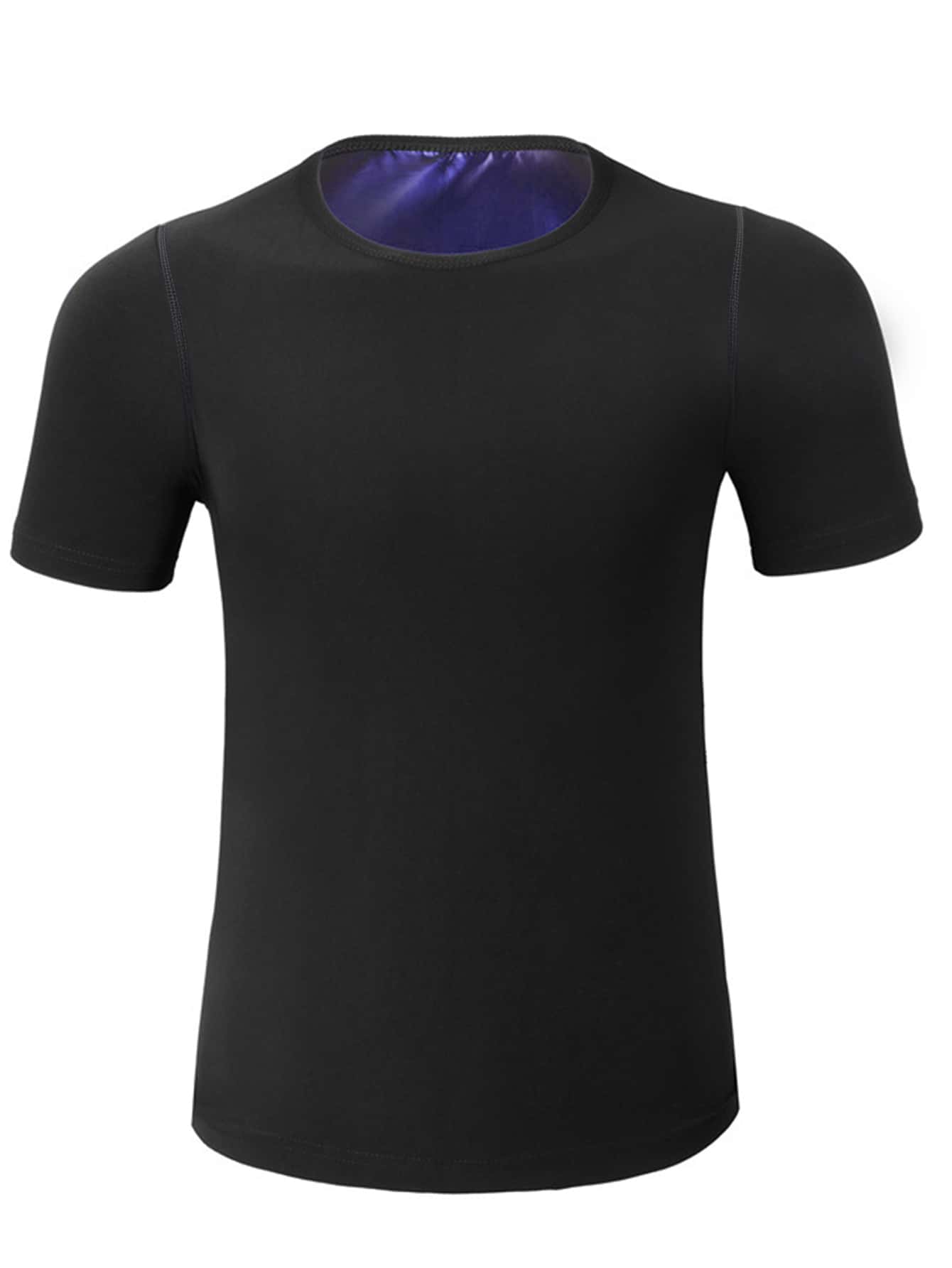 Men's Sweat-Wicking Pullover Short Sleeve T-Shirt, Summer Sports Sauna Undershirt (Order One Size Up) Fall