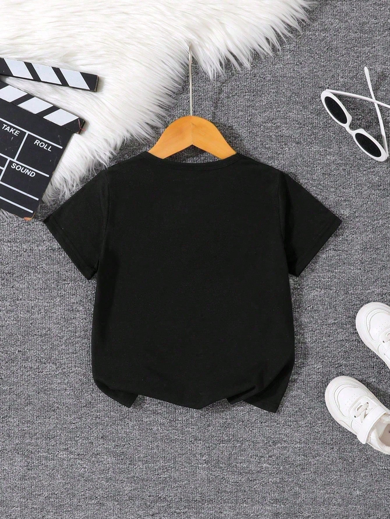 Merry Christmas Baby Boys' Fashionable Tractor Pattern There's No Buddy Like My Papa Print, Comfortable Baby Boy Crew-Neck T-Shirt,Versatile For All Seasons, Suitable For Christmas Party