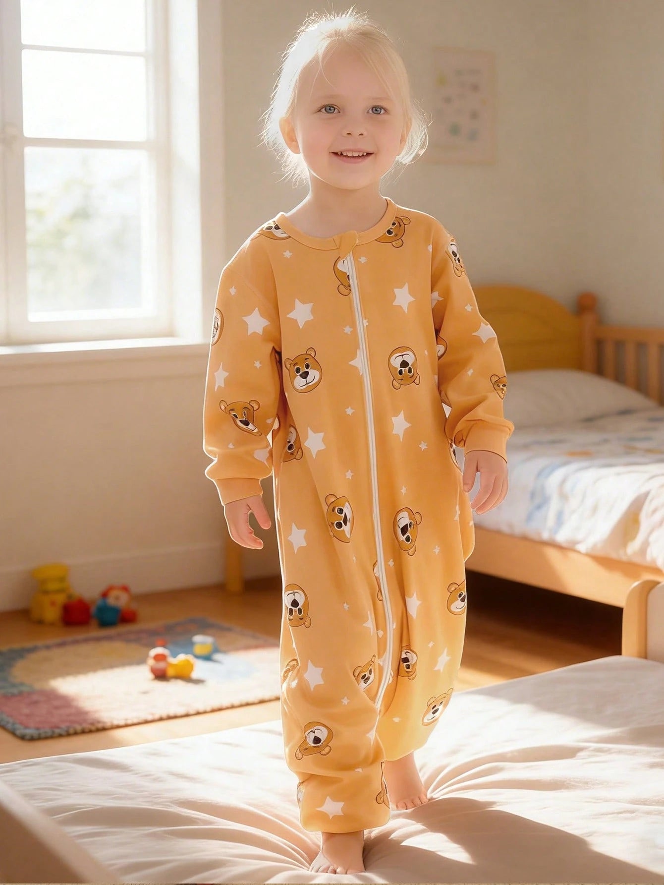 MICHLEY 1pc Baby Cartoon Bear Soft & Cute Accessories, Suitable For 0-6 Years Old Boys & Girls, Spring/Summer, Everyday & Stroller Wear