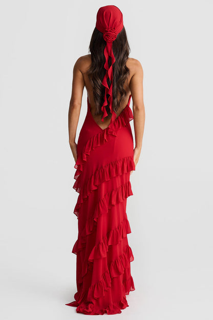 Milana Dress - Red - SHOPJAUS - JAUS