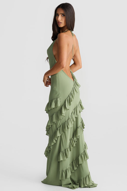 Milana Dress - Sage Green - SHOPJAUS - JAUS