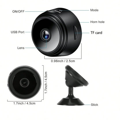 Mini WiFi Camera HD Portable Mobile Detection Compact Wireless Indoor Video Recorder Portable Installation Rechargeable Battery Home Small Monitor