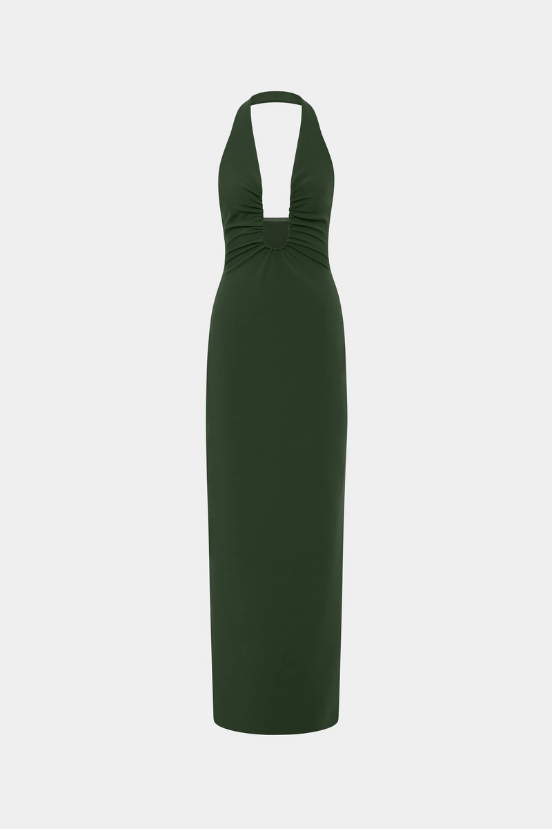 Misha Alusia Maxi Dress - Moss