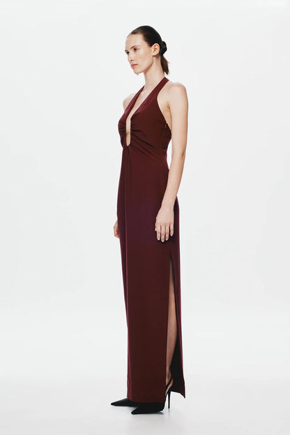 Misha Alusia Maxi Dress - Port