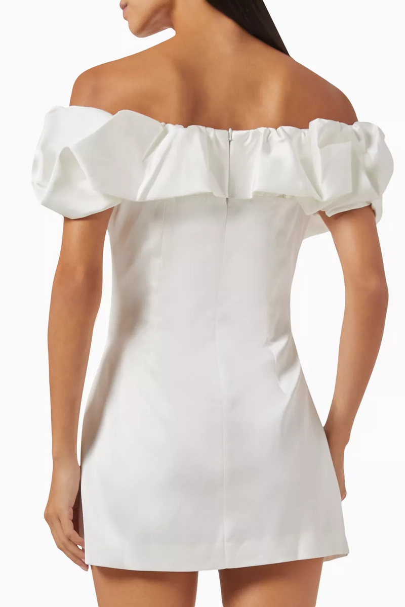 Misha Amara Mini Dress - Ivory - SHOPJAUS - JAUS
