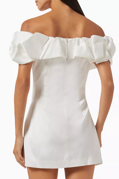 Misha Amara Mini Dress - Ivory - SHOPJAUS - JAUS