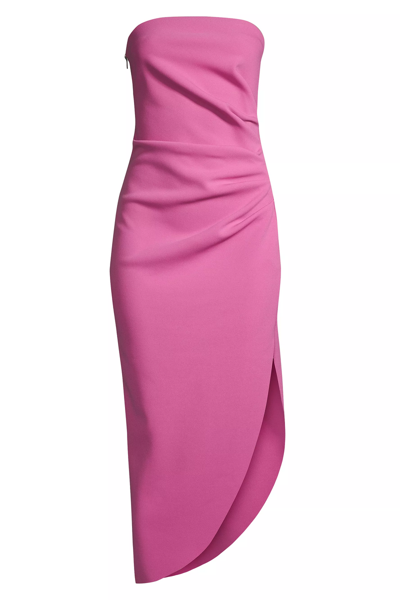 Misha Audrina Crepe Midi Dress - Purple Rose - SHOPJAUS - JAUS