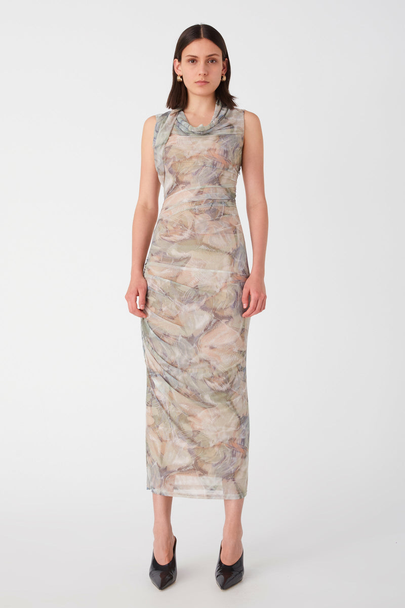 Misha Breslin Midi Dress - Dream Print - SHOPJAUS - JAUS