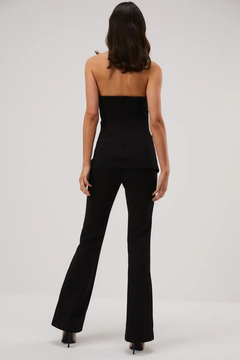 Misha Bronte Jumpsuit - Black - JAUS