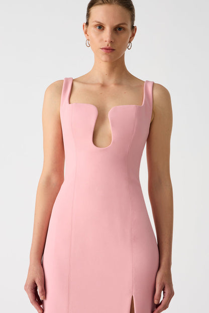 Misha Franka Crepe Gown - Fondant Pink - SHOPJAUS - JAUS