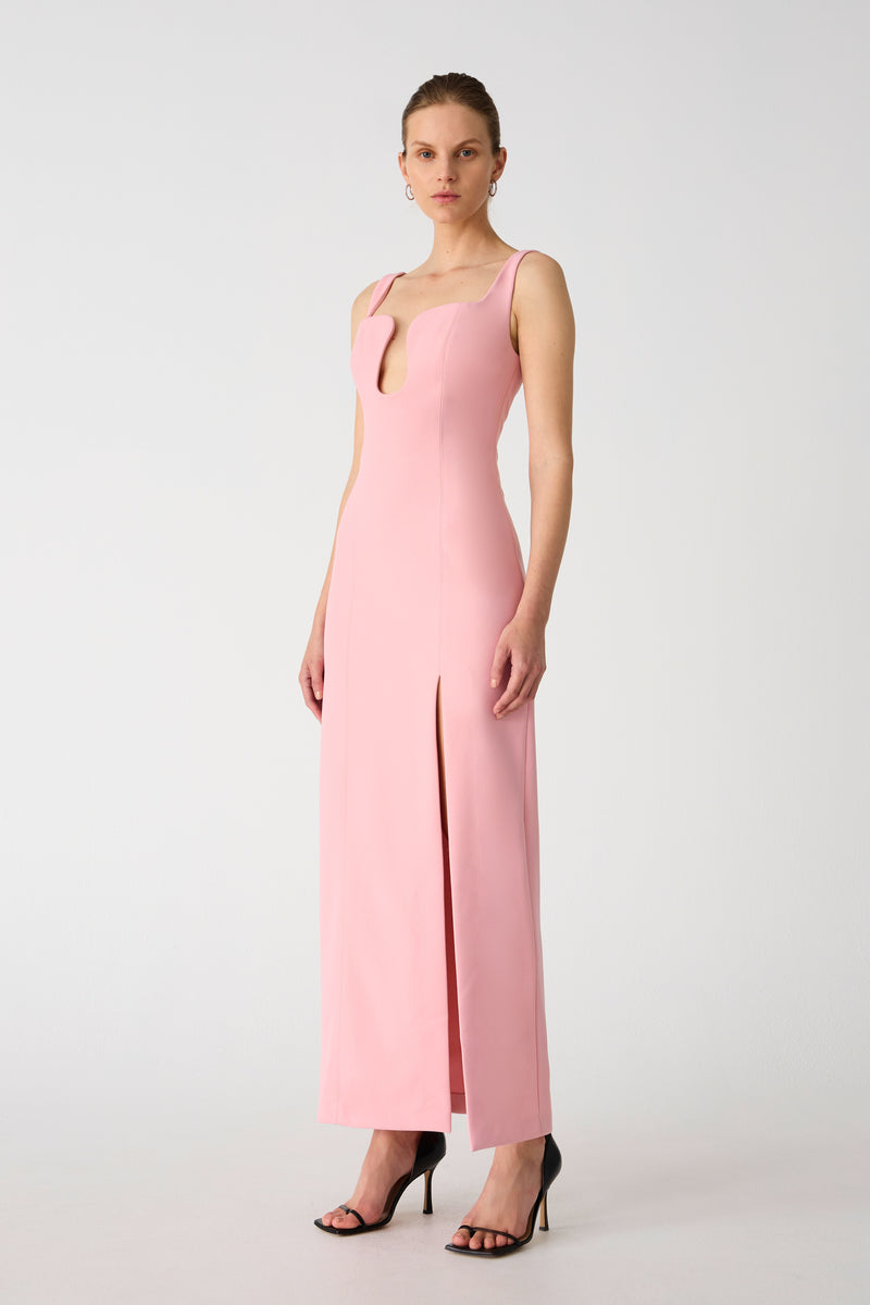 Misha Franka Crepe Gown - Fondant Pink - SHOPJAUS - JAUS