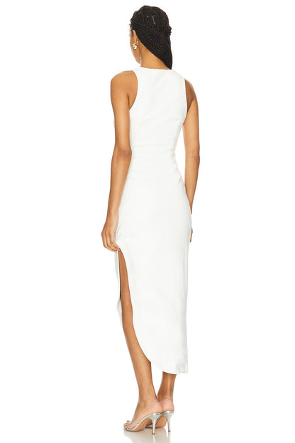Misha Ida Midi Dress - Ivory - SHOPJAUS - JAUS