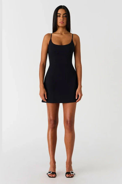 Misha Masha Mini Dress - Black - SHOPJAUS - JAUS