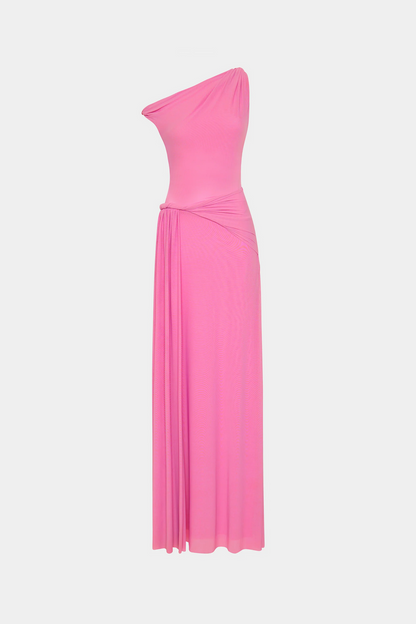 Sisal Mesh Maxi Dress - Orchard Pink - SHOPJAUS - JAUS