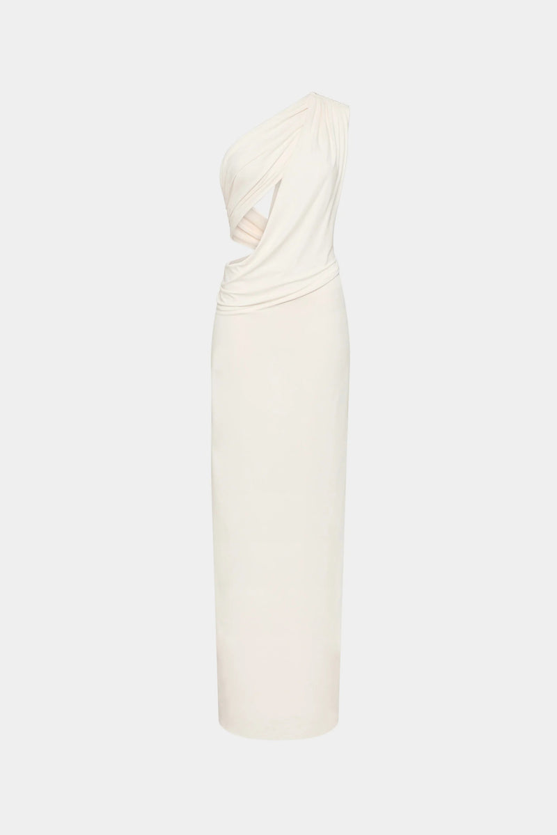 Misha Solstice Cupro Maxi Dress - Ivory