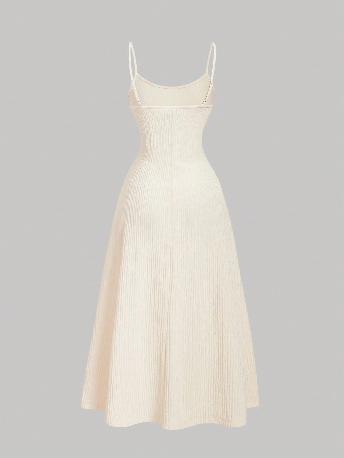 MOD Lotus Root Pink Simple Versatile Romantic Pleated Slip Dress For Women