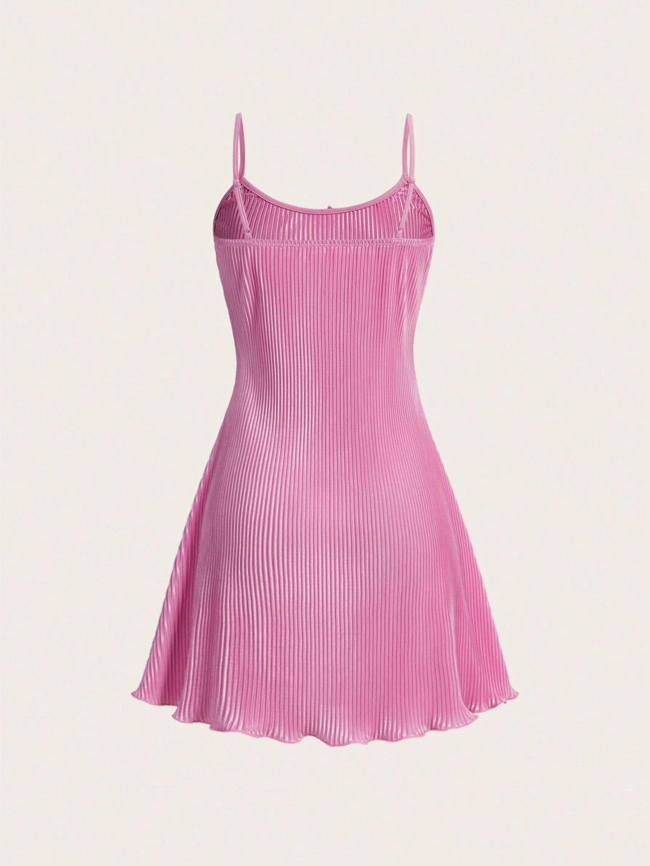 MOD Pleated Suspender Pink Sundress,Pastel Dresses For Women