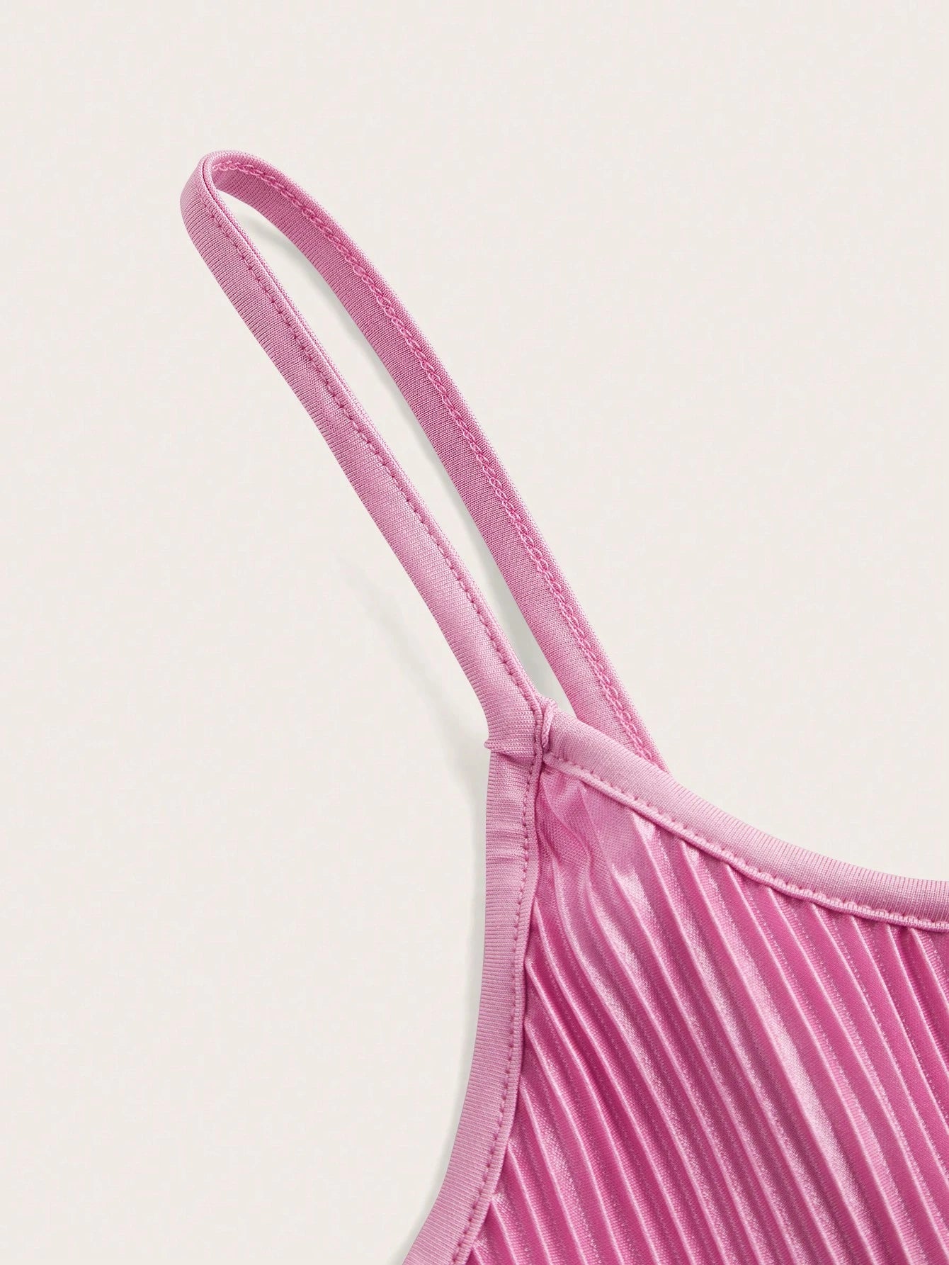 MOD Pleated Suspender Pink Sundress,Pastel Dresses For Women