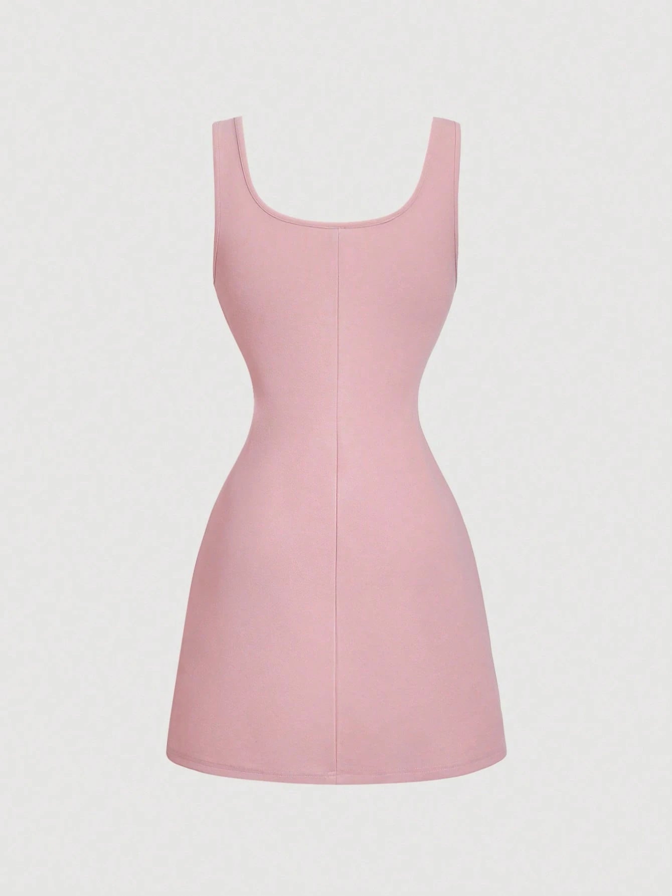 MOD Women's Elegant Soft Pink Rhinestone Sleeveless Bodycon Mini Dress,Summer Holiday Birthday Party Cocktail Wedding Guest Evening Gathering Dress