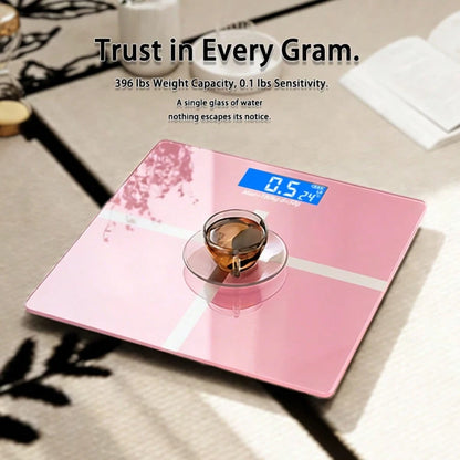 MOONRISE 396 Lbs Ultra-High-Capacity Bathroom Scale, High-Precision Smart Digital Scale, Convertible Between Pounds And Kilograms, Multi-Function Temperature Display, High-Definition LCD Screen, Extra