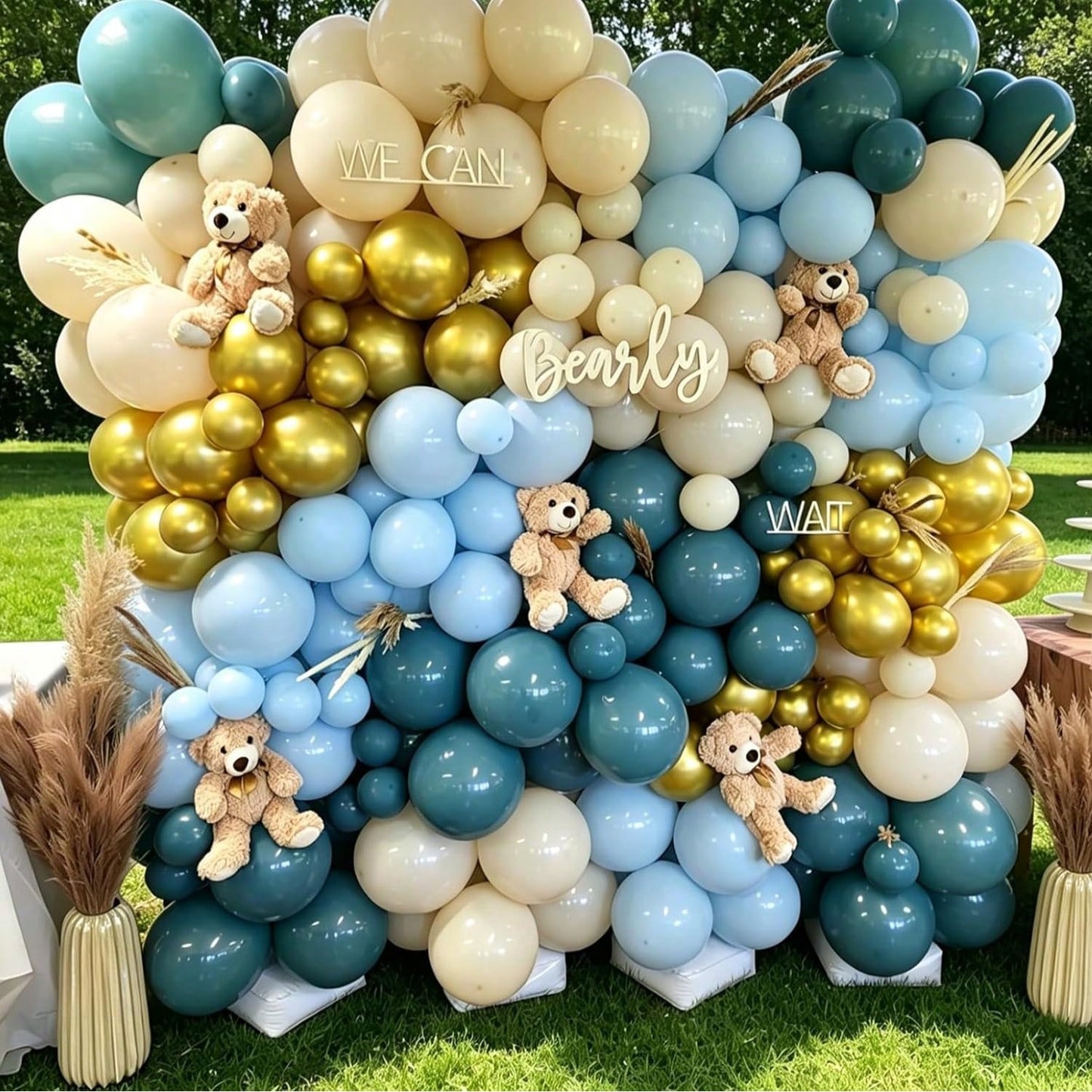 MorisMos 6 Packs Teddy Bears Bulk Stuffed Animals14in Small Teddy Bear PlushCute Stuffed Bears For Centerpiece Baby Shower Valentines Wedding Birthday