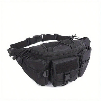 Multi Functional Outdoor Waist Bag, Large Capacity Tactical Chest Bag, Suitable For Hunting, Hiking, Hiking, Fishingaa
