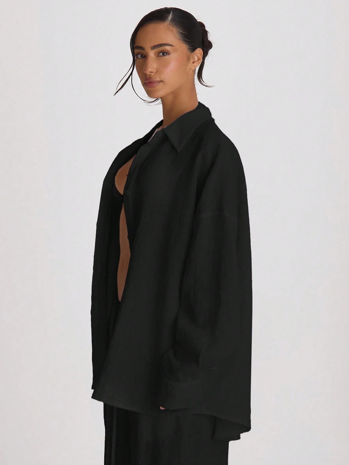 Musera Resort Premium Oversized Linen Shirt Cover Up Swim Vacation Holiday Summer Travel Beachwear
